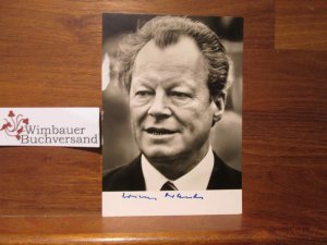 Autogrammkarte Willy Brandt Bundeskanzler