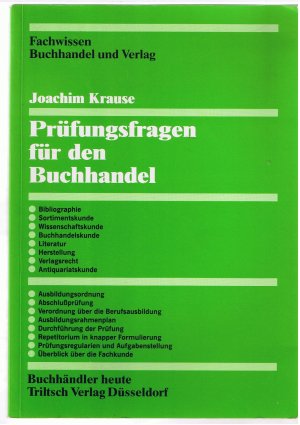 Prüfungsfragen für den Buchhandel