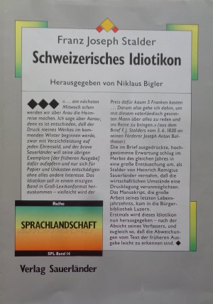 Schweizerisches Idiotikon