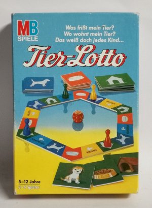 gebrauchtes Spiel – Tier-Lotto A3 1984 MB Spiele 404000 - ab 5 Jahren - für 2 - 4 Spieler - Spieldauer ca 20 Minuten