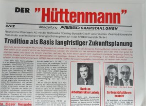 Der Hüttenmann Werkzeitung von Röchling-Burbach