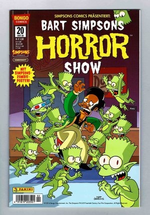 Simpsons Comics präsentiert - Bart Simpson's Horror Show Heft Nr. 20 mit Poster