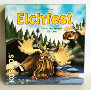 Elchfest - Tierischer Spagat für Zwei A4 1999 Kosmos Verlag - für 2 Spieler - ab 8 Jahren - Spieldauer 15 Minuten