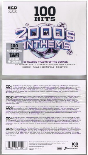 neuer Tonträger – Various Artists – 100 Hits - 2000s Anthems (5-CD-Box)