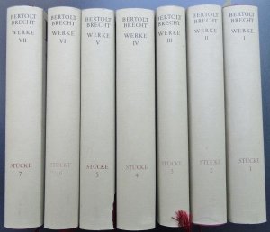 Stücke : Band 1 bis 7 - Bertolt Brecht - Werke in 30 Bänden Band I bis VII -