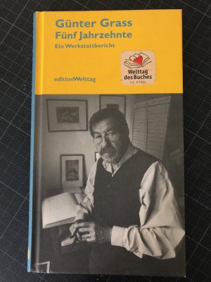 gebrauchtes Buch – Günter Grass – Fünf Jahrzehnte - Ein Werkstattbericht. (editionWelttag)