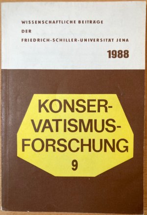 Konservatismus-Forschung 9, 1988