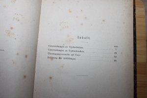 Die Atiologische Bedeutung Des Typhus-Bacillus (1886)