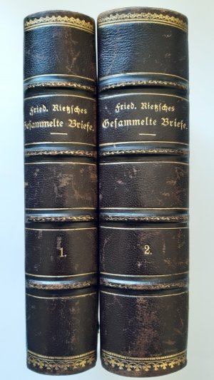 Gesammelte Briefe. 2 Bände. Herausgegeben von Peter Gast und Arthur Seidl, Band 2 (Briefwechsel mit Erwin Rohde) von Elisabeth Förster-Nietzsche und Fritz […]