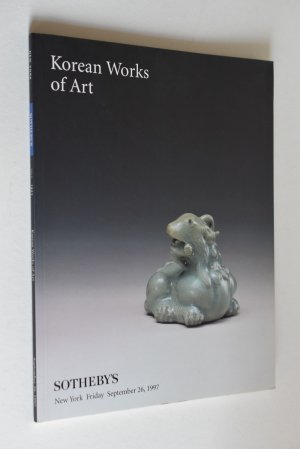 gebrauchtes Buch – SOTHEBY`S – Korean Works of Art Auction 26 September 1997 # 7021 "KIRIN"