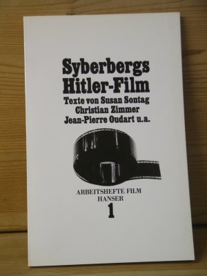 gebrauchtes Buch – Eder, Klaus  – "Syberbergs Hitler-Film" Texte von Susan Sontag, Christian Zimmer, Jean-Pierre oudart u.a.