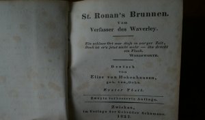 antiquarisches Buch – Walter Scott – St. Ronan's Brunnen