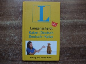 gebrauchtes Buch – Nina Puri – Langenscheidt Katze-Deutsch/Deutsch-Katze - Wie sag ich's meiner Katze?