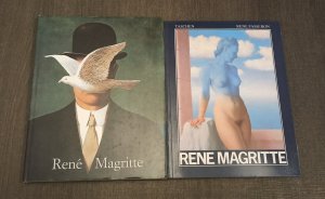 2x René Magritte Bücher mit Schutzumschlag