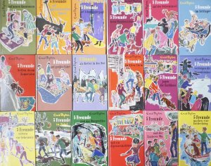 Sie erhalten insgesamt 18 Bücher von Enid Blyton der fünf / 5 Freunde Serie