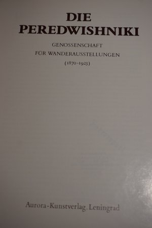 Die Peredwishniki - Genossenschaft für Wanderausstellungen