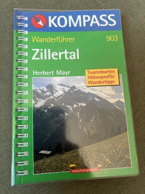 gebrauchtes Buch – Herbert Mayr – Wanderführer Zillertal /  Kompass