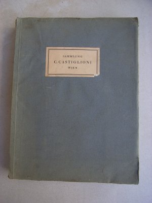 Sammlung C. Castiglioni Wien Auktions Katalog