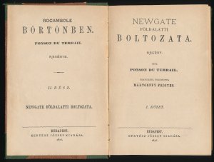 antiquarisches Buch – Pierre Alexis de Ponson du Terrail – Rocambole Börtönben Newgate - Rocambole im Gefängnis Newgate