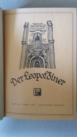 Der Leopoldiner - Gebundene Ausgabe der Hefte der Vereinigung ehemaliger Leopoldiner e.V. - Jahrgang 1960-1964 (Heft 15 - 24)