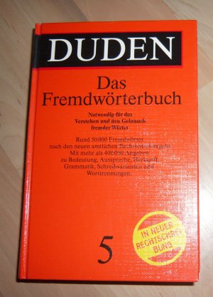 DUDEN - Das Fremdwörterbuch