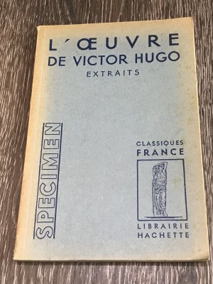 L´ouvre de Victor Hugo