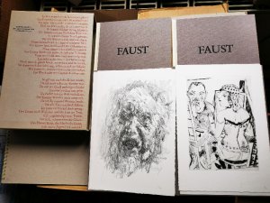 Goethe Faust Der Tragödie erster und zweiter Teil. Teil 1 mit 44 Illustrationen von Bernd Heisig Teil 2 mit 143 Illustrationen von Max Beckmann. Vorzugsausgabe […]