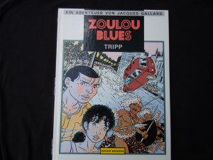 gebrauchtes Buch – Barcelo Tripp – Zoulou Blues.Comic.. Ein Abenteuer von Jacques Gallard. Editio moderne 1991