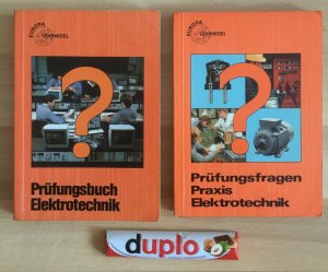 gebrauchtes Buch – Stricker, Frank D – 2 Elektrotechnik-Bücher + 1 Duplo: Prüfungsbuch Elektrotechnik + Prüfungsfragen, Praxis, Elektrotechnik + 1 Duplo