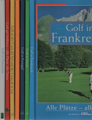 Golf - Alle Plätze - alle Daten - Österreich - Mallorca - Costa del Sol - Südafrika - Portugal - Irland - Frankreich = 7 Bücher