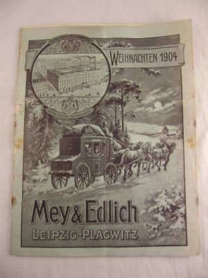 Weihnachten 1904 Mey & Edlich Leipzig-Plagwitz