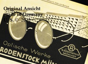 antiquarisches Buch – W - – G. Rodenstock, München/ Leitz, Wetzlar - Optikreklame 1923