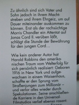 gebrauchtes Buch – Harold Robbins – Die Spekulanten