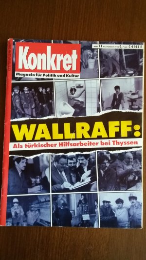 gebrauchtes Buch – Gremliza, Hermann L – Konkret - Monatsschrift für Politik und Kultur Heft 11/ 1985