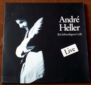 gebrauchter Tonträger – Andre Heller – Andre Heller - Bei lebendigem Leib (1981) 2-LP's, Vinyl, Live, gebraucht