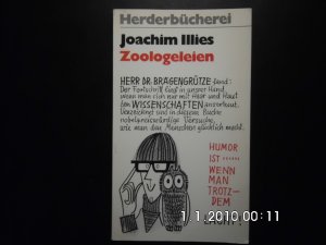 gebrauchtes Buch – Joachim Illies – Zoologeleien gebrauchtes Buch – Joachim Illies – Zoologeleien