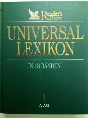 gebrauchtes Buch – Reader's Digest – Reader's Digest Universal Lexikon 1 A-ASI