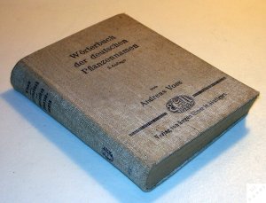 antiquarisches Buch – Andreas Voss – Wörterbuch der deutschen Pflanzennamen. 1922