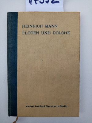 Flöten und Dolche Novellen