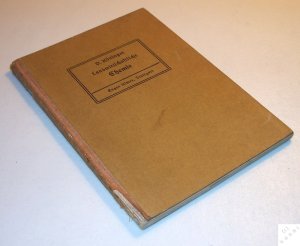 antiquarisches Buch – Köninger – Landwirtschaftliche Chemie. Lern und Übungsbuch für Landwirtschaftliche Schulen. 1931