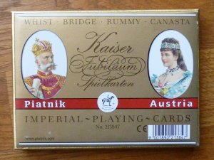 gebrauchtes Spiel – Imperial - Playing-Cards. Kaiser Jubiläum Spielkarten. Whist-Bridge-Rummy-Canasta.