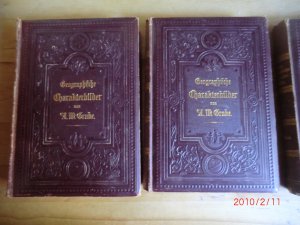 antiquarisches Buch – Grube, A. W – Geographische Charakterbilder in abgerundeten Gemälden aus der Länder- und Völkerkunde. Nach Musterdarstellungen der deutschen und ausländischen Literatur. 3 Teile in 3 Bänden.