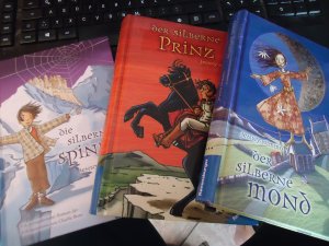 gebrauchtes Buch – Jenny Nimmo – Paket - Der silberne Mond + Der silberne Prinz + Die silberne Spinne