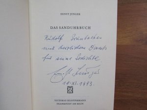 Das Sanduhrbuch. SIGNIERT