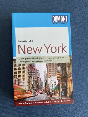 gebrauchtes Buch – Sebastian Moll – DuMont Reise-Taschenbuch Reiseführer New York - mit Online-Updates als Gratis-Download