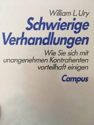 Schwierige Verhandlungen