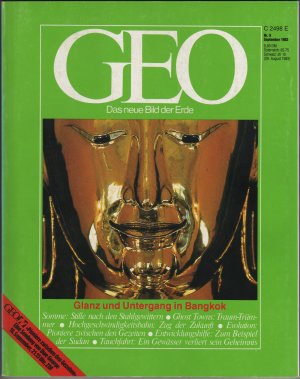 gebrauchtes Buch – GEO 9 09/1983 – Das neue Bild der Erde – Glanz Untergang Bangkok; Zukunft Eisenbahn; Erforschung Toplitzsee; Fotografie an der Somme; Ghost Towns im Wilden Westen; Entwicklungshilfe Sudan; Evolution