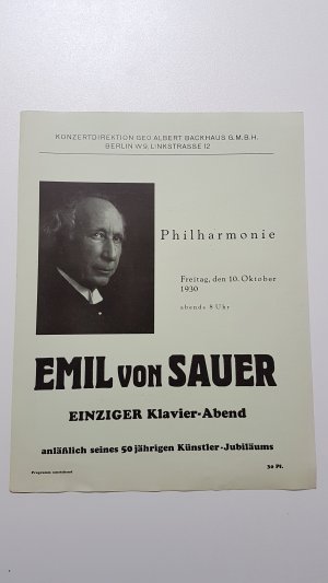 Klavierabend anlässlich seines 50-jährigen Künstler-Jubliäums