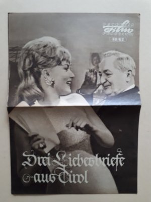 antiquarisches Buch – Progress Film Programm 58/63: Drei Liebesbriefe aus Tirol