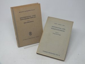 antiquarisches Buch – Haupt, Dr. Otto – Göschens Lehrbücherei - Differentialrechnung:  II. Band und Integralrechnung: III. Band zus.